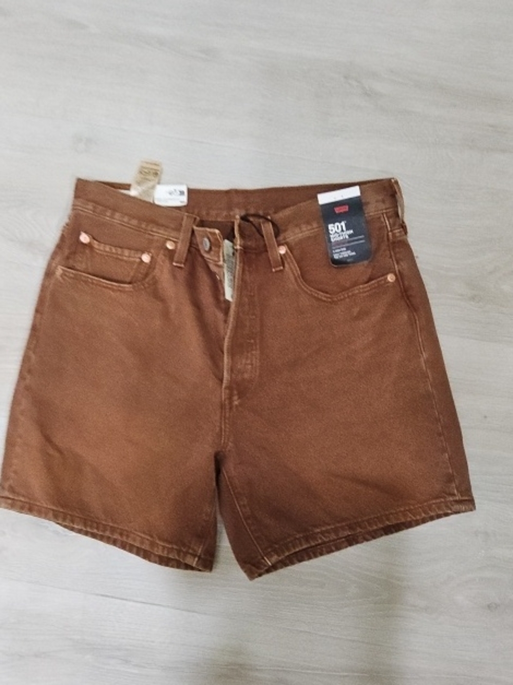 Levi's Brown Denim Jean Shorts